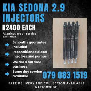 KIA SEDONA 2.9 INJECTORS FOR SALE WITH WARRANTY INCLUDED 