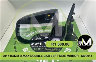 2017 ISUZU D-MAX DOUBLE CAB LEFT SIDE MIRROR - MV0914