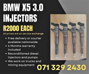 BMW X5 3.0 INJECTORS FOR SALE WITH WARRANTY