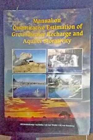 Manual on Quantitative Estimation of Groundwater Recharge and Aquifer Storativity