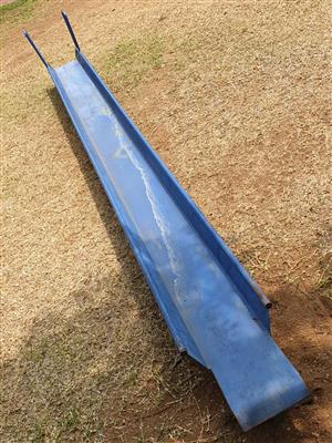 Children slide, metal, 5m long