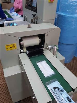 Flow packer - pack biscuits, soap bars, cutlery sets, wet wipes etc.