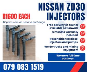 NISSAN ZD30 INJECTORS FOR SALE WITH WARRANTY 
