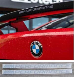 BM-W G80 G82 Spoiler and side M Performance stickers decals