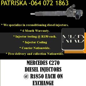MERCEDES C270 DIESEL INJECTORS FOR SALE