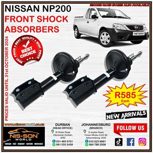 NISSAN NP200 FRONT SHOCK ABSORBERS
