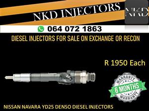 NAVARA YD25 DIESEL INJECTORS FOR SALE