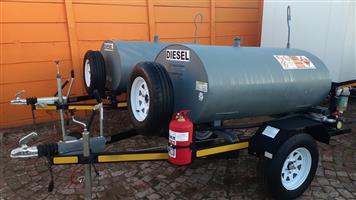 1000 L MILD STEEL DIESEL/OIL/PARAFFIN BOWSER