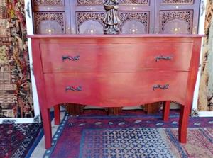 Vintage Red Chest of Drawers