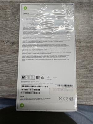 Brand new iPhone15 128GB Black