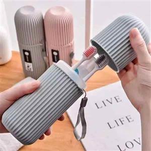 Portable  Travel Toothbrush Case (All-in-One Set)
