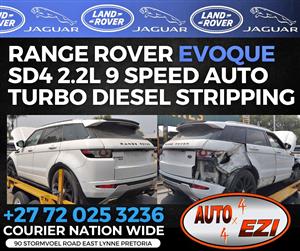 Land Rover Range Rover Evoque Used Spares 2.2L SD4 9-Speed Automatic Turbo
