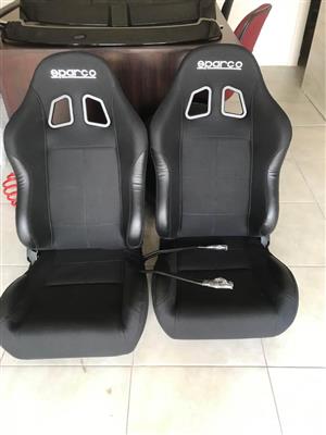 Sparco reclinable replica seats