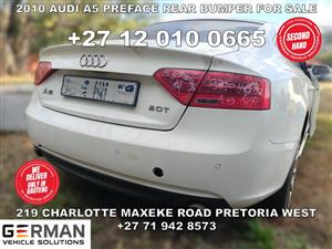 2010 audi a5 preface rear bumper with pdc for sale