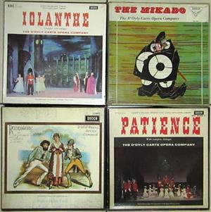 Gilbert & Sullivan Records x 8 (four box sets of different performances)