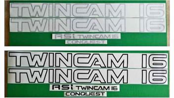 Toyota Conquest Twincam 16 decals stickers vinyl graphics sets
