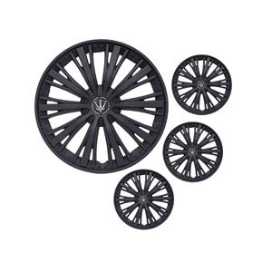 13″ Wheel Cap with Matt Black Flow Design (set of 4)