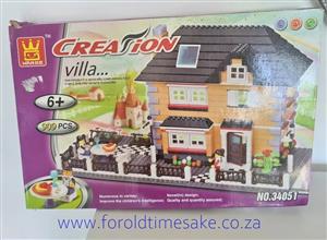 Creation Villa 909 piece building blocks for hours of fun and play Pretoria Montana Park