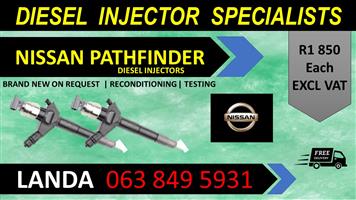 NISSAN PATHFINDER YD25 DIESEL INJECTORS FOR SALE OR RECON WITH WARRANTY 