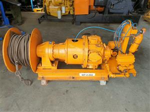 Pneumatic Air Winch With Bonfiglioli Planetary Gearbox