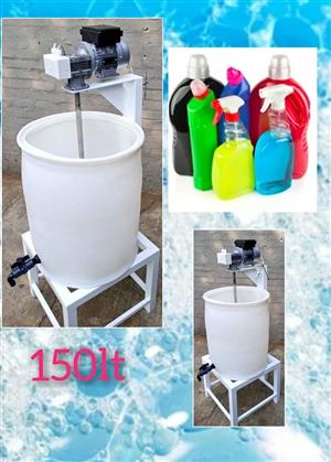 150lt DETERGENT MIXING MACHINES,INCLUDING FORMULATION BOOKLET,PLEASE 