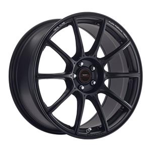 16″ A-Line Hype 5/114 Silk Black Alloy Wheels
