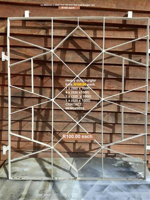 Heavy duty burglar bars 