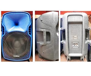 2x 15" Omega Passive Speakers, New and includes delivery
