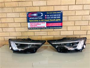 Audi A6/S6/RS6 C8 facelift left and right side Full LED Matrix headlights 