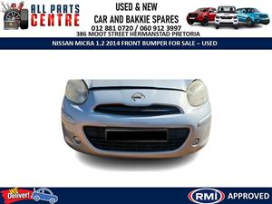Nissan Micra 2014 front bumper for sale – Used