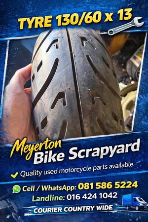 Tyre 130/60 x 13. 