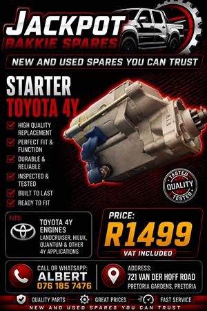 Starter Toyota 4Y