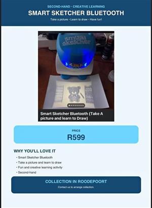Smart Sketcher Bluetooth for sale in Roodepoort  (Secondhand)