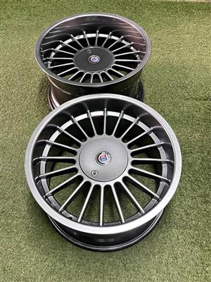 17 INCH ALPINA CLASSIC DESIGN RIM SET NARROWs/WIDES