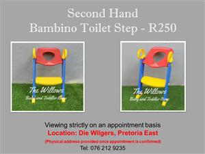 Second Hand Blue/Red/Yellow Bambino Toilet Step