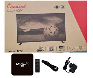 43" Smart TV Combo...Fully loaded...New with 6 month warranty and FREE DELIVERY