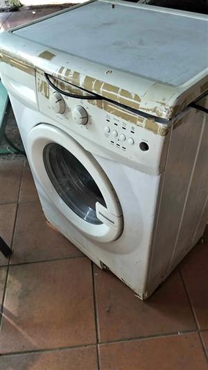 Washing machine working,front loader