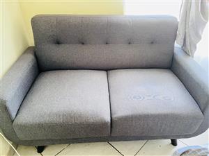Decofurn Luna Fabric 2 seater couch very comfy and Fairly new