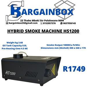 HYBRID SMOKE MACHINE