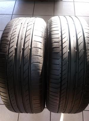 225/40R18 CONTINENTAL  TYRES FOR SALE