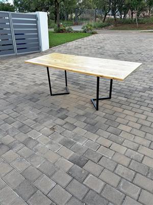 8x Seater Solid Pine Dining Table