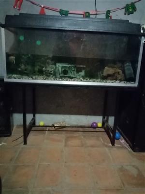 4ft fish tank plus stand. Complete no leaks