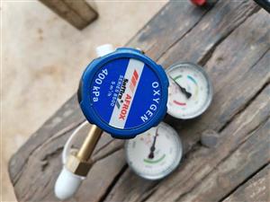 Afrox series 8500 oxygen and acetylene regulators.