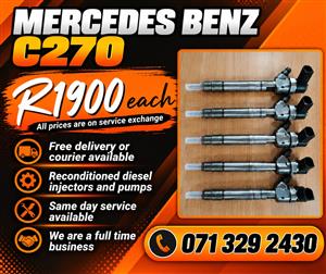 MERCEDES BENZ C270 INJECTORS FOR SALE WITH WARRANTY 