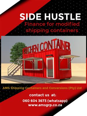 Finance available for modified containers