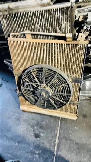 Mahindra Scorpio fan and condenser