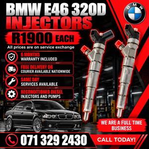 BMW E46 320D INJECTORS FOR SALE WITH WARRANTY 