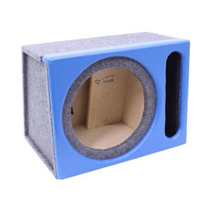 12″ Single Subwoofer Enclosure with Vinyl Trim & Slotted Port (Blue)