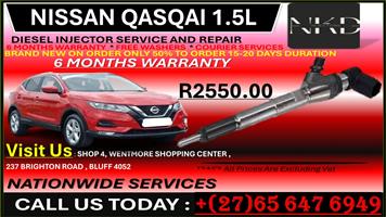 NISSAN  QUASQAI 1.5 DIESEL INJECTORS