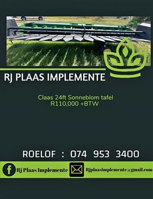 Class 24ft Sonneblom tafel